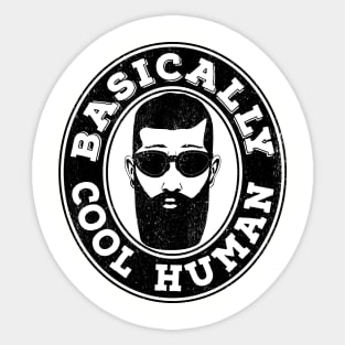 Basically Cool Human Sticker